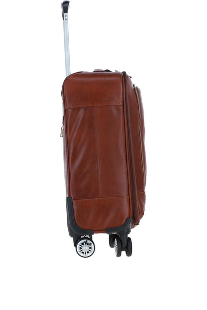 Ashwood Leather PL-52 Temponada Tan Cabin Trolley Bag