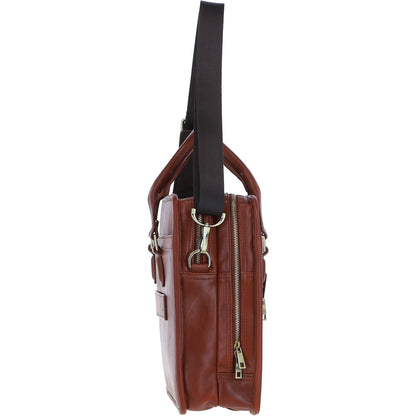Ashwood Leather PL-48 Tan Leather Business Case