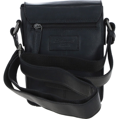 Ashwood Leather S-60 Black Crossbody Bag