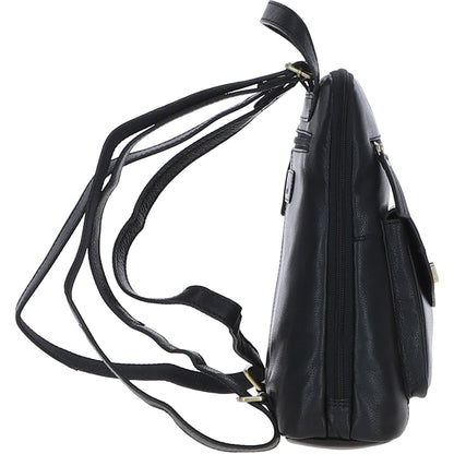Ashwood Leather M-85 Black Backpack
