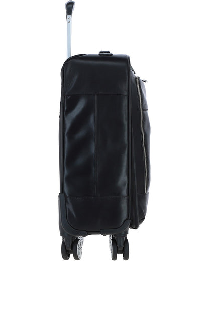 Ashwood Leather PL-52 Temponada Black Cabin Trolley Bag