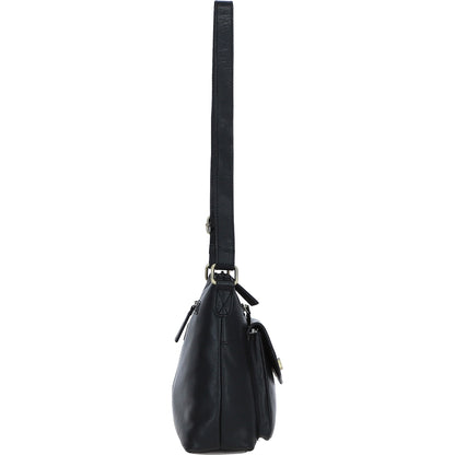 Ashwood Leather M-86 Black Leather Bag