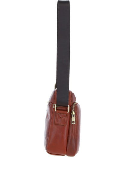 Ashwood Leather PL-43 Tan Leather Cross Body Bag