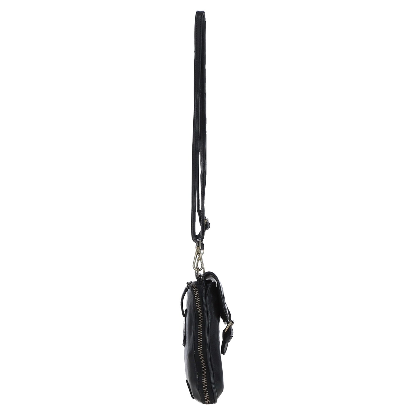 Ashwood Leather D-99 Black Phone Bag