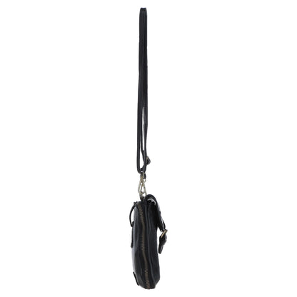 Ashwood Leather D-99 Black Phone Bag