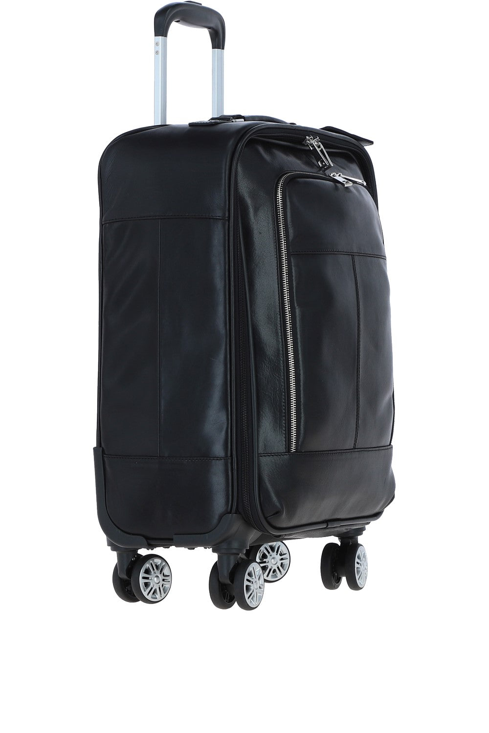 Ashwood Leather PL-52 Temponada Black Cabin Trolley Bag