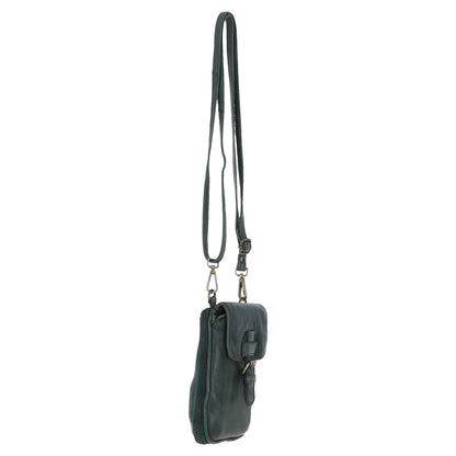 Ashwood Leather D-99 Green Leather Phone Bag