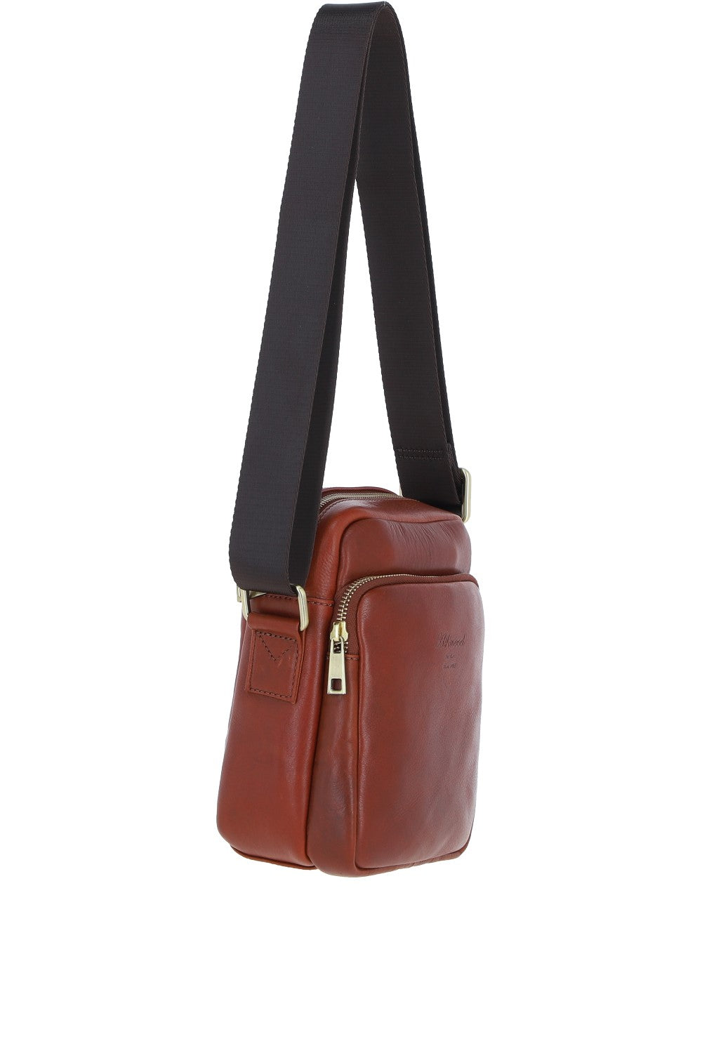 Ashwood Leather PL-43 Tan Leather Cross Body Bag