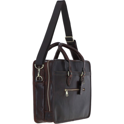 Ashwood Leather PL-48 Brown Leather Business Case