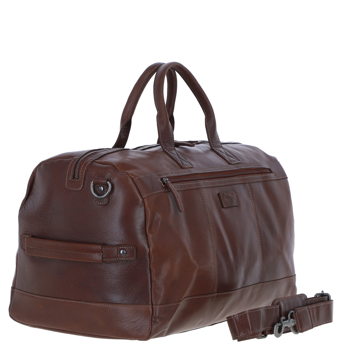 Ashwood Leather S-65 Brown Leather Holdall