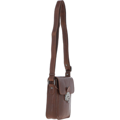 Ashwood Leather S-60 Chestnut Brown Crossbody Bag