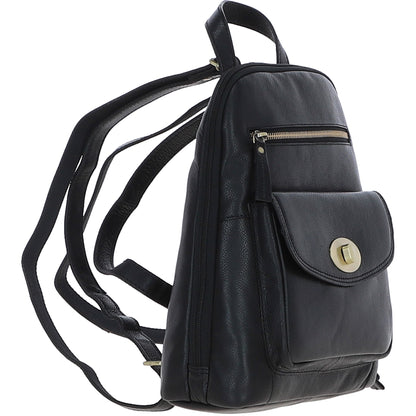 Ashwood Leather M-85 Black Backpack