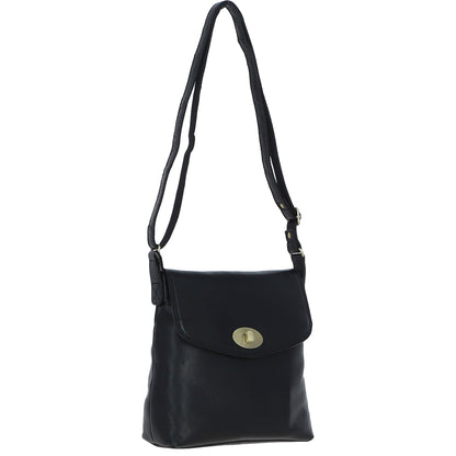 Ashwood Leather M-84 Black Leather Bag