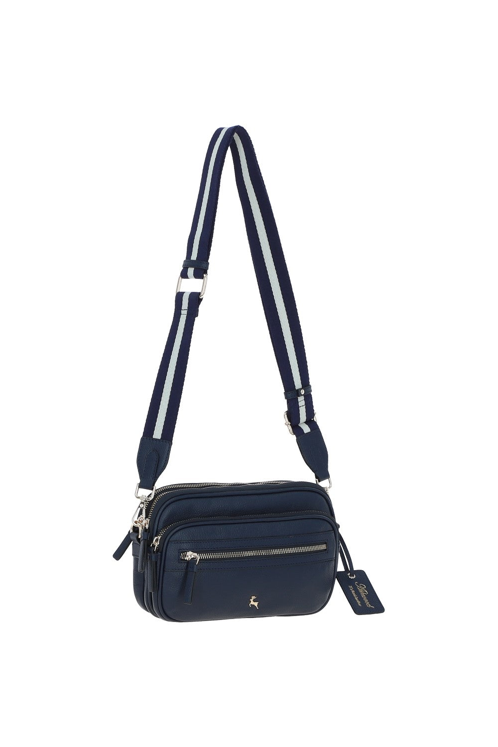 Ashwood Leather X-35 Navy Handbag