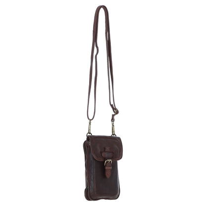 Ashwood Leather D-99 Brandy Phone Bag