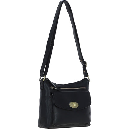 Ashwood Leather M-86 Black Leather Bag