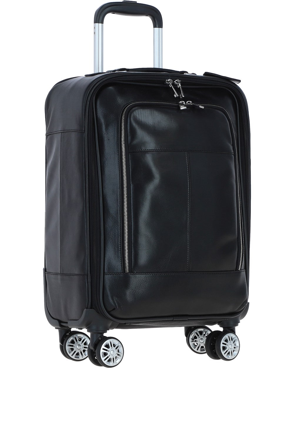 Ashwood Leather PL-52 Temponada Black Cabin Trolley Bag
