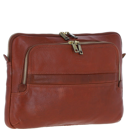Ashwood Leather PL-42 Tan Leather Laptop Sleeve