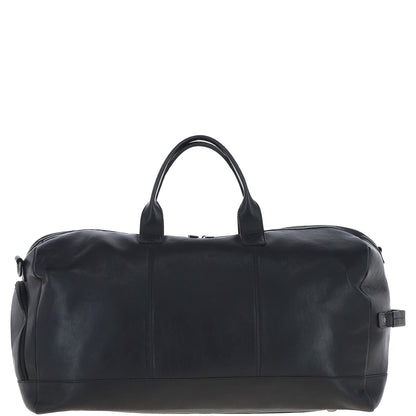 Ashwood Leather S-65 Black Leather Holdall