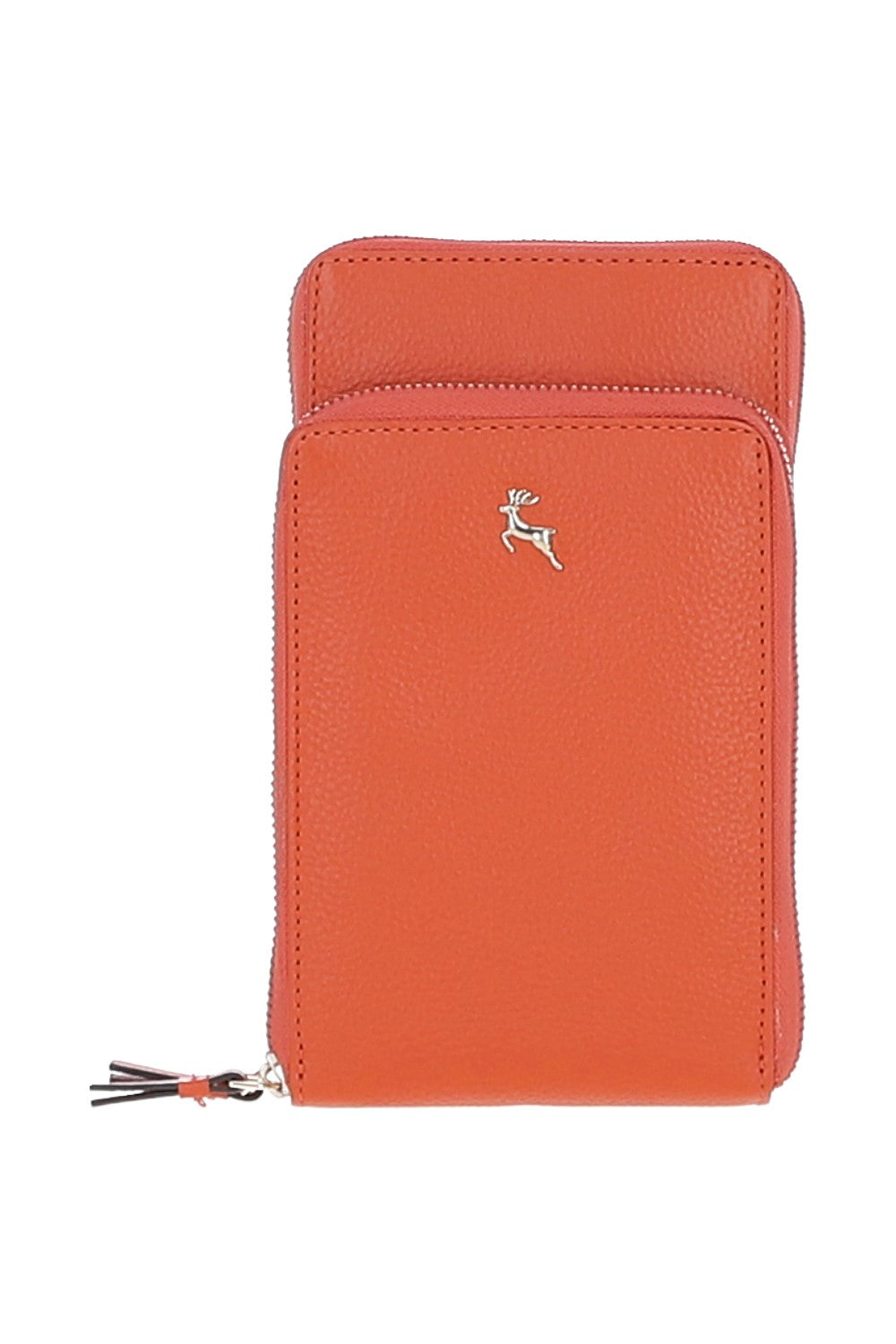 Ashwood Leather X-31 Orange Phone Bag