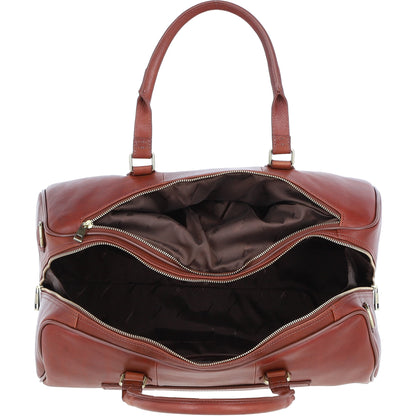 Ashwood Leather PL-47 Tan Leather Weekender Bag