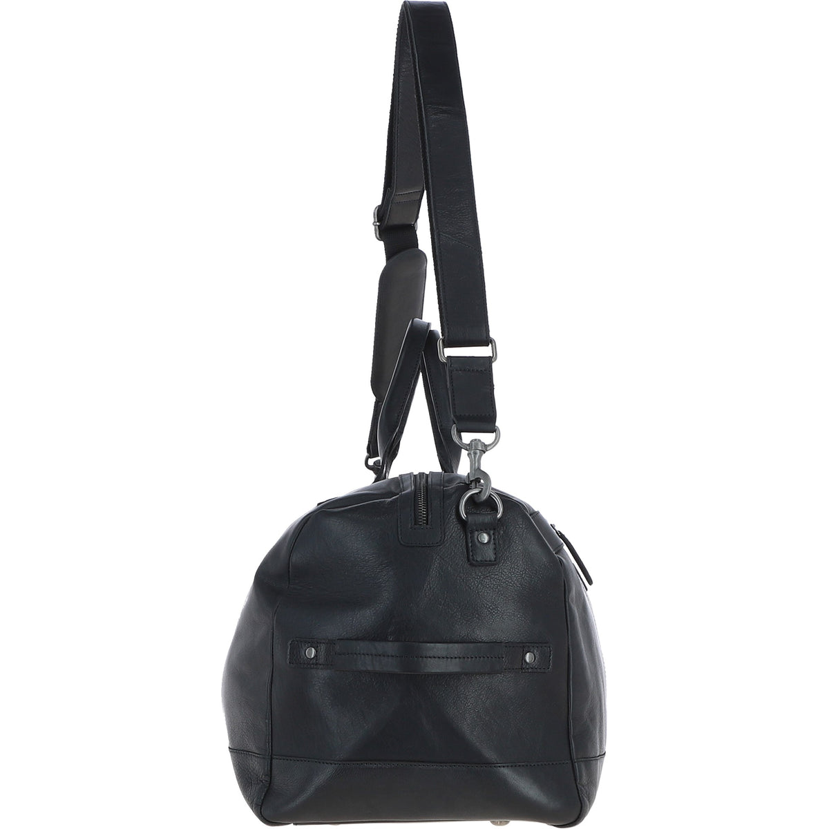 Ashwood Leather S-65 Black Leather Holdall