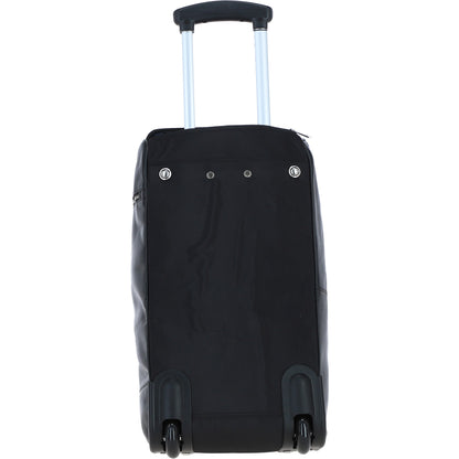 Ashwood Leather PL-50 Black Leather Duffel Trolley Bag