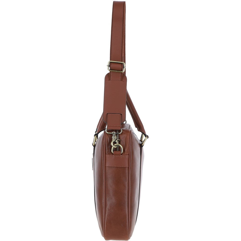 Gabicci JOE Chestnut Leather Laptop Bag