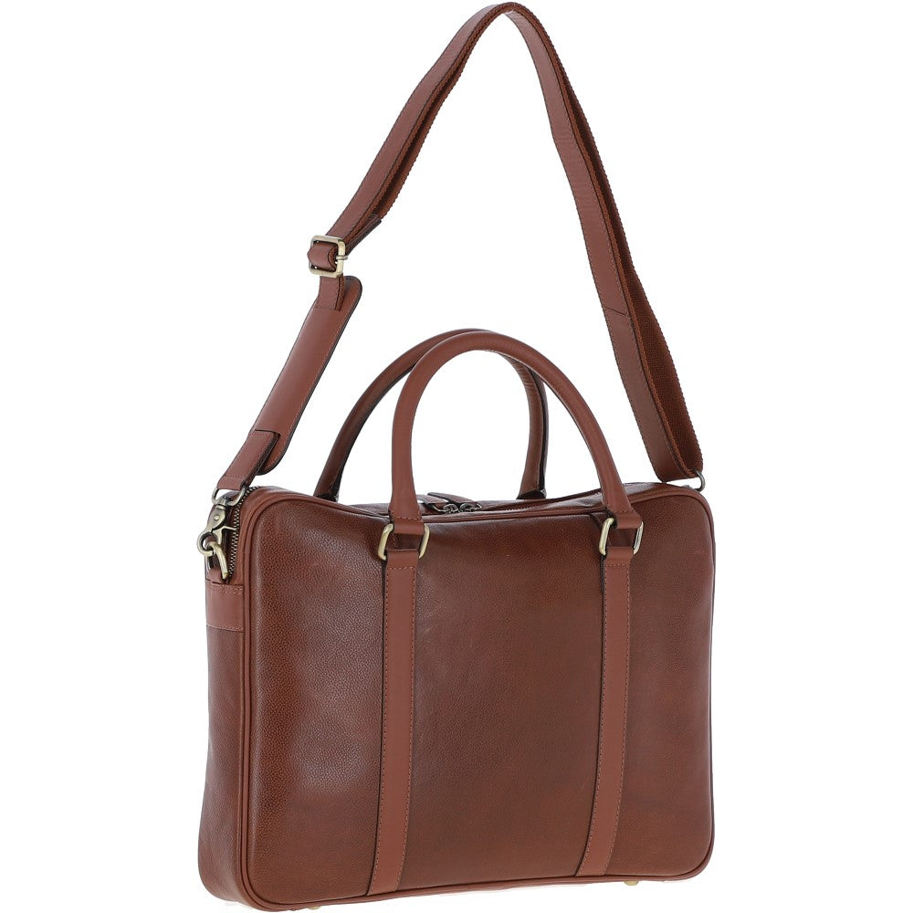 Gabicci JOE Chestnut Leather Laptop Bag