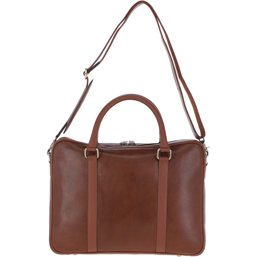 Gabicci JOE Chestnut Leather Laptop Bag