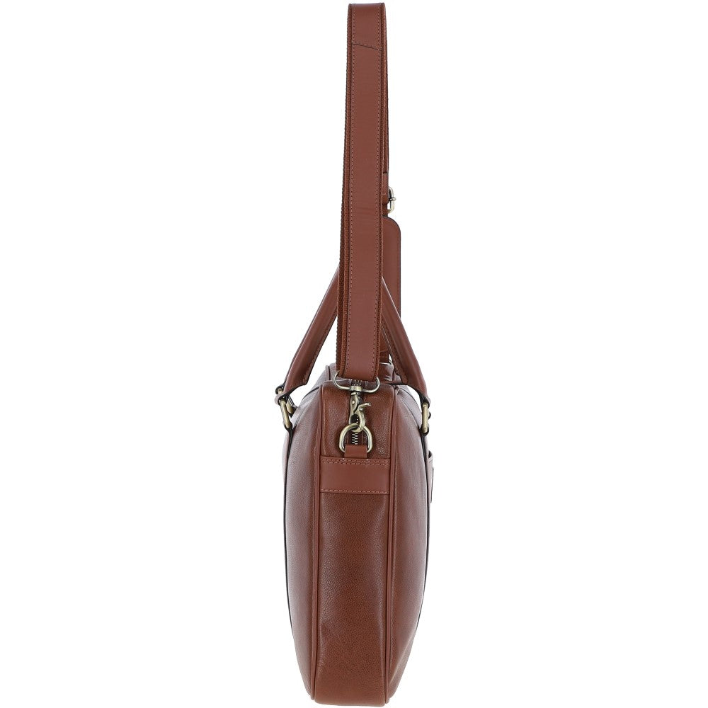 Gabicci JOE Chestnut Leather Laptop Bag