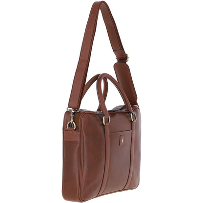 Gabicci JOE Chestnut Leather Laptop Bag