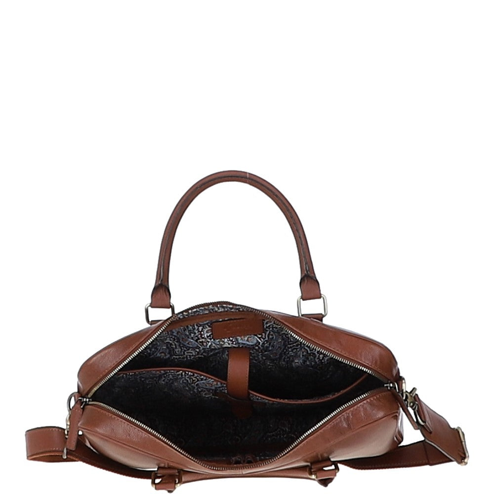 Gabicci JOE Chestnut Leather Laptop Bag
