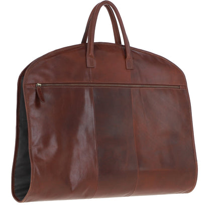 Ashwood Leather K-50 Chestnut Leather Garment Bag