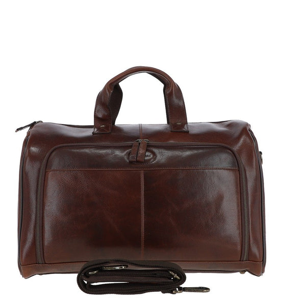 Ashwood Leather 8150 Temponado Brown Leather Weekend Holdall Bag