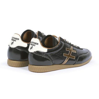 Another Trend A0784705 Sax Lux Black & Gold Trainers
