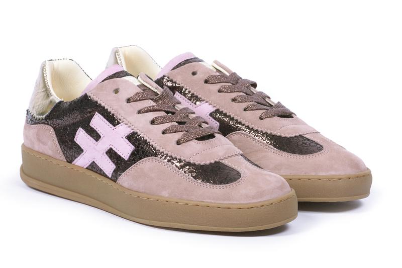 Another Trend A0328761 Baby Silk+Bolzano Dark Pink Trainers