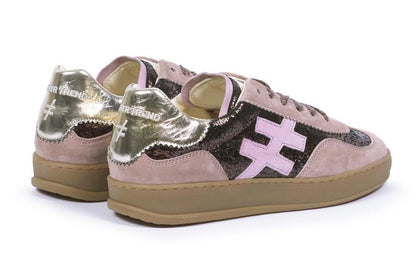 Another Trend A0328761 Baby Silk+Bolzano Dark Pink Trainers