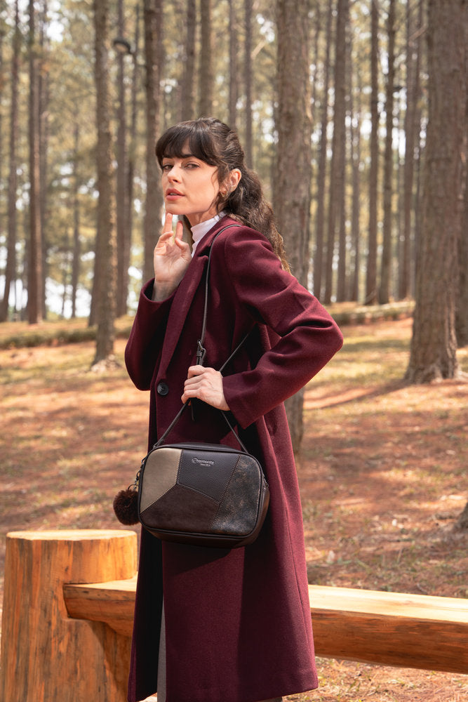 Remonte Q0674-25 Brown & Bronze Combi Handbag