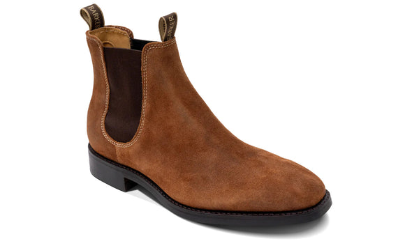 Barker 4786FW13 Sutton Castagnia Waxy Suede Chelsea Boots