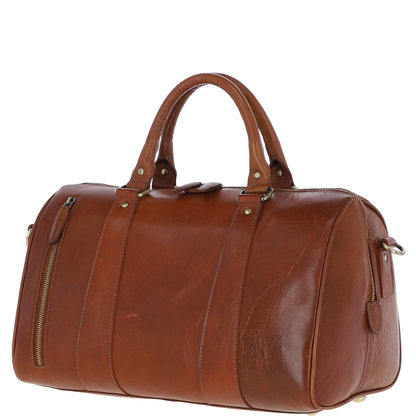 Ashwood Leather T-76 Honey Leather Medium Holdall