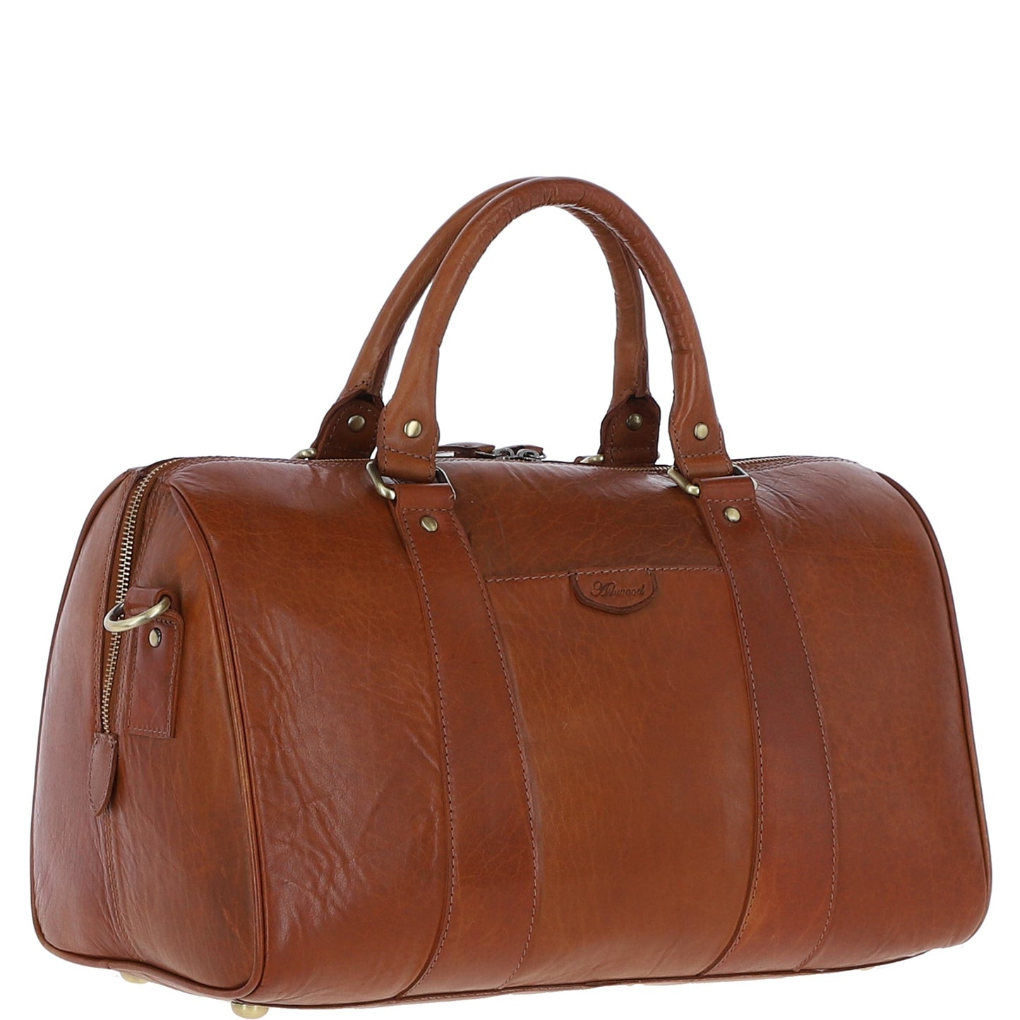 Ashwood Leather T-76 Honey Leather Medium Holdall