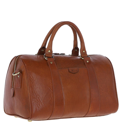 Ashwood Leather T-76 Honey Leather Medium Holdall