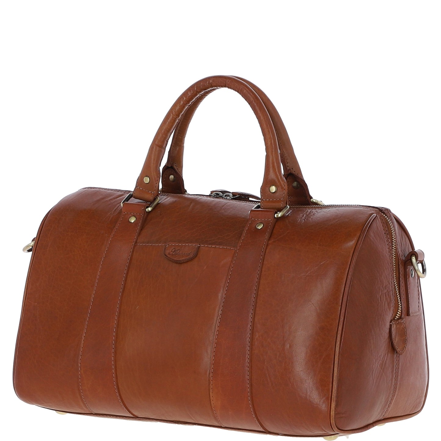Ashwood Leather T-76 Honey Leather Medium Holdall