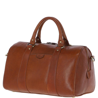 Ashwood Leather T-76 Honey Leather Medium Holdall