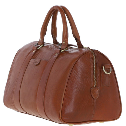 Ashwood Leather T-76 Honey Leather Medium Holdall
