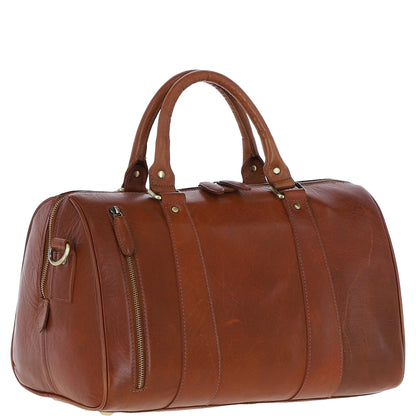 Ashwood Leather T-76 Honey Leather Medium Holdall