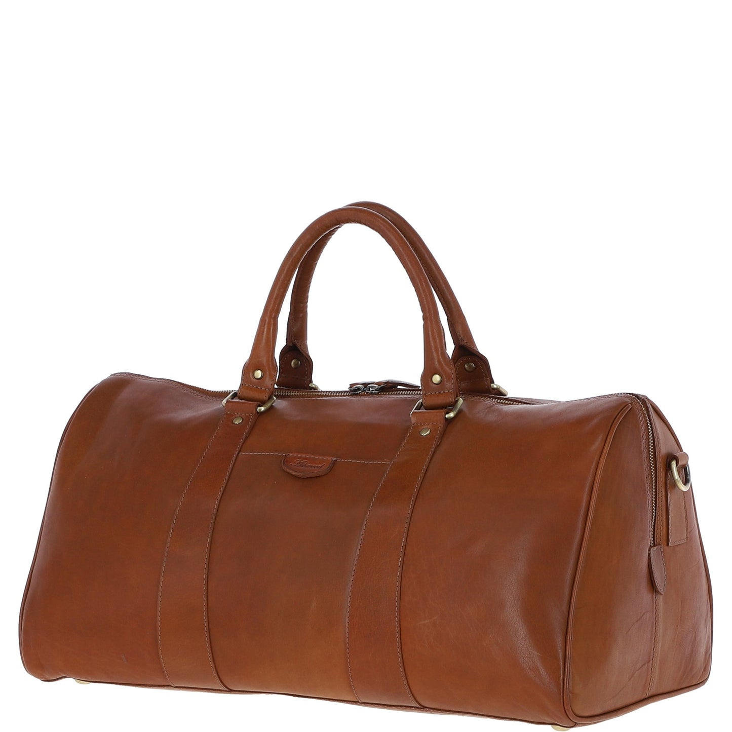 Ashwood Leather T-77 Honey Leather Large Holdall