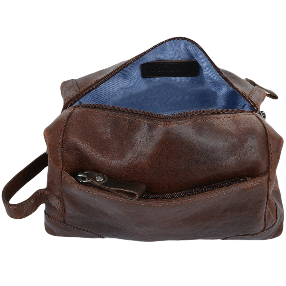 Ashwood Leather 4557 Miled VT Tan Washbag