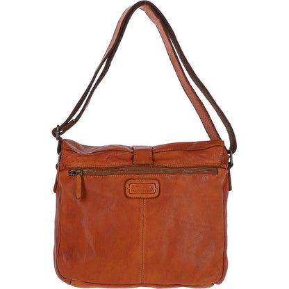 Ashwood Leather Cyrus Tan Leather Messenger Bag